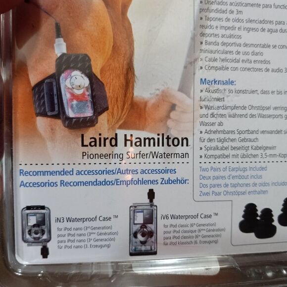 H2O Audio H3 Waterproof Headphones NIB - Picture 5 of 5